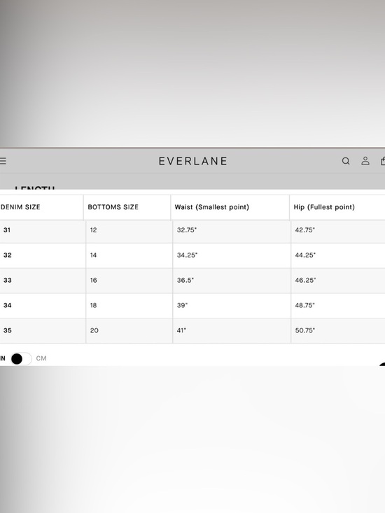 NWOT • Everlane The '90s Cheeky Jean (Curvy) in Washed Black • Women’s 33 x 28.5 - Picture 11 of 13